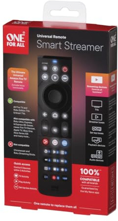 One For All Smart Streamer Rmote Model URC 7945