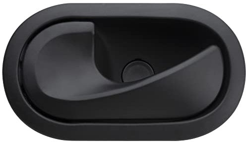 MangWany Poignée de porte intérieure gauche côté conducteur avant ou arrière pour Logan Duster Clio Dacia Sandero 8200028487 (noir mat)