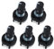 Hagsnec Lot de 5 interrupteurs rotatifs 3P4T 3 pôles 4 positions avec bouton rotatif