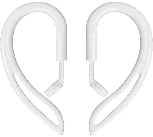 YINVA 1 Paars EarHooks Kompatibel mit AirPods 3, Kompatibel mit AirPods Pro, 2, 1 Hülle - für Airpods Pro Aufsätze, für Airpods Pro Zubehör (Weiß)
