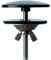 Cache-trou d'évier de cuisine en acier inoxydable de 5,1 cm en acier inoxydable (noir mat)