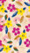 A.S. Création Livingwalls Vliestapete - Tapete Blumen in Beige, Gelb und Rosa - Wandtapete für verschiedene Räume - Wandbild XXL 2,80 m x 1,59 m