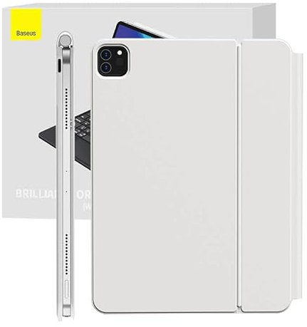 Keyboard Case Pro Baseus Brilliance for iPad 12.9 (2018/2020/2021) (White)