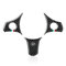 3PCS Auto Lenkrad Trim Aufkleber Cover Kohlefaser Kompatibel mit Alfa Romeo 159 939 Brera Spider 2005 2006 2007 2008 2009 2010 2011 Zubehör