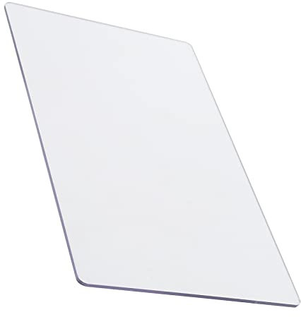 Tissting Acryl Schneidpads Transparente Stanzplatten 3mm Dicke - Präzise Schneidmatten Für Stanzmaschinen Scrapbooking Und Kunsthandwerk (19.5x15x0.3cm/7.7x5.9x0.1in)