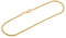 NKlaus 19cm Armband Zopfkette 585 Gelb Gold 14 Karat Kordel hohl 2,1mm Breit Armreif 15688
