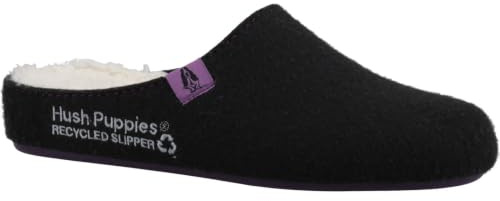 Hush Puppies Female The Good Slipper, Black, 3