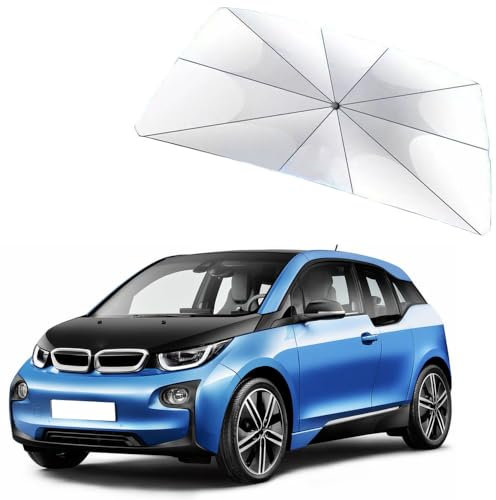 Parasol Parabrisas de Coche, para BMW i3 Protección Solar Bloqueo Rayos UV Plegable Accesorios Interiores Prueba Viento
