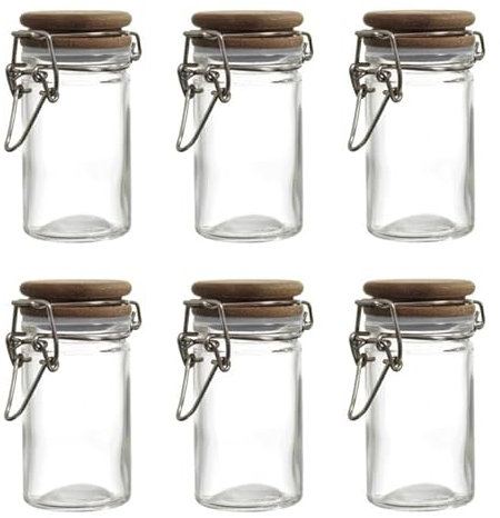 Lot de 6 Verrines en Verre Jim 7cl Transparent