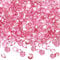 TOAOB 5000 Stück 3 mm Rosa Acryl Kristalle Diamanten Tischstreuer Konfetti Klare Strasssteine für Tischdekoration Hochzeit Braut Dekoration Vasenperlen