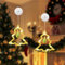 Drezesov LED Weihnachtsbeleuchtung Innen, 2 Stück LED Sterne Weihnachtsbeleuchtung Warmweiß Batteriebetriebene mit Saugnäpfe Weihnachtsdeko Fenster für Weihnachten Deko, Party(Weihnachtsbaum)