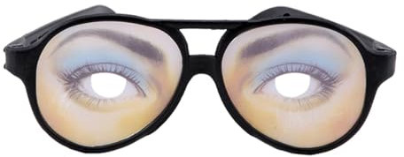 Lustige Brille – lustige Augen für Männer und Frauen, Halloween-Trick-Spielzeug, ausgefallene Brillen, Foto-Requisiten für Halloween, Narren