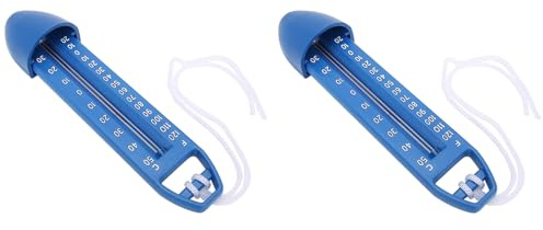 2 Pcs Gardening Garden Entertainment, Swimming Pool Thermometer for Swimming Pool Spa Sauna Hot Spring