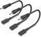 USB C to DC Plug 3.5mm x 1.35mm Adapter Cable, (1Ft) Type C Cable Straight Female to Male Universal Extension Cable for Mini Fan, LED Strip Light, Recorder, Webcam Router, Scanner, 3Pack