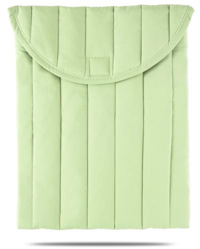 Puffy Laptop Sleeve 15-16 Inch Mint Green, Protective Carrying Case for Men and Women, Cute Case Bag Compatible with 15 Inch and 16 Inch Laptops, for MacBook Air M2 M1, Asus/Dell Xps/Lenovo in Cover