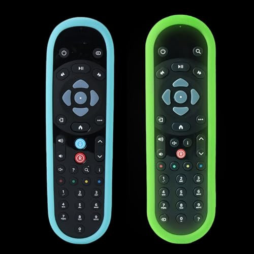 [Confezione da 2] Copritelecomando per controller Sky Q+, antiurto, compatibile con touch e touch-friendly, con cinturino da polso