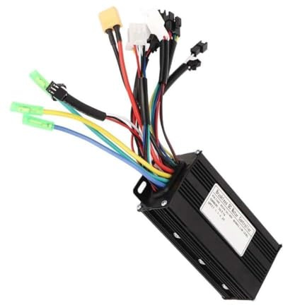 Moliuoly Für Smart 26A Drehzahlregler für Brushless Motor 36V/48V 500W/750W, Aluminiumgehäuse, Sinuswellentechnologie, 3 Modi, hallensensorfrei