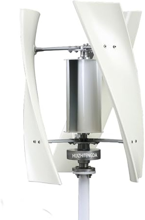 Generatore a turbina eolica ad asse verticale da 3 kW, 220 V, 12 V, 24 V, 48 V, con controller, kit mulino a vento domestico, 3 pale