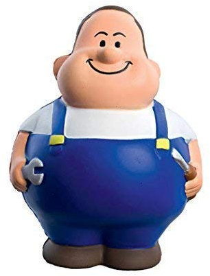 Mein Zwergenland Knautschfigur Squeezies® Herr Bert Schrauber Bert® blau