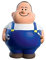 Mein Zwergenland Knautschfigur Squeezies® Herr Bert Schrauber Bert® blau