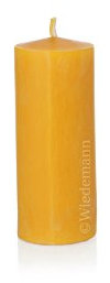 Unbekannt Wiedemann Kerzen, 100% Bienenwachskerzen, 150 x 50 mm, 8 Stück, Brenndauer ca. 45 Stunden