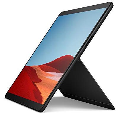 Microsoft Surface Pro X Ordinateur Portable (Windows 10, écran tactile 13, processeur Microsoft SQ1, 16 Go RAM, 256 Go SSD, 4G+, Noir) PC Hybride, ultrafin et toujours connecté