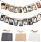 Eazylife DIY Bilderrahmen-Set | 30 Kraft-Rahmen mit Clips + Hanfseilen | Wanddekoration für Wohnzimmer, Schlafzimmer & Büro | Nachhaltige Fotogestaltung (10x15 cm)