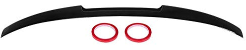 KIMISS Heckspoiler, glänzend schwarz Refit für M4 Style High Kofferraumspoiler Passend für 3er E90 M3 2006-2011
