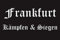 U24 Aufkleber Frankfurt Kämpfen & Siegen Flagge Fahne 8 x 5 cm Autoaufkleber Sticker