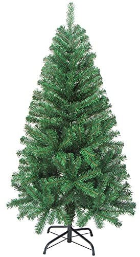 Veylin Künstlicher Weihnachtsbaum, 320 Spitzen, mit Metallständer, 1,22 m