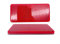 DOJA Barcelona | Reflectante Rectangular para Remolques | Catadioptrico Adhesivo | Pack 10 Rojo | Para Remolque, Caravana, Tractor, Moto, Coche