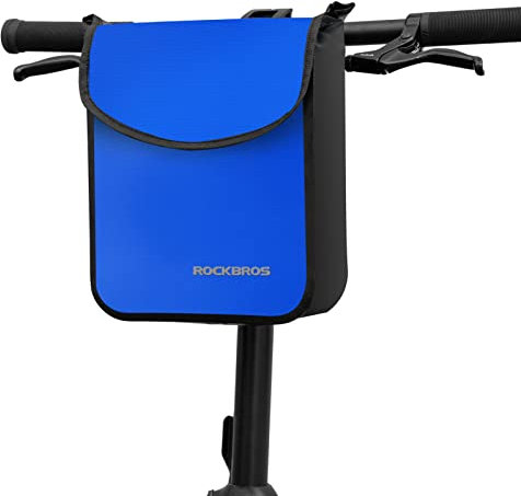 ROCKBROS Fahrrad Lenkertasche wasserdichte Fahrradtasche 4,5L aus PVC für Mountainbikes, Rennrad, E-Scooter