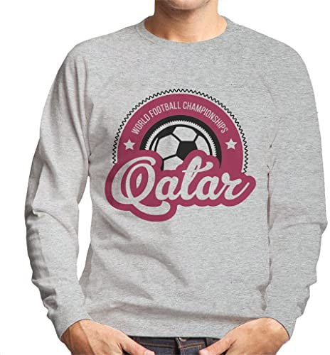 All+Every Qatar World Football Sunrise Logo Men's Sweatshirt