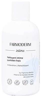 Farmoderm Nettoyant Intime quotidien pour femmes - Fraîcheur et Antibactérienne - Nettoyant au pH neutre pour femmes actives - Lavage féminin naturel et rafraîchissant pour les femmes - 300ml
