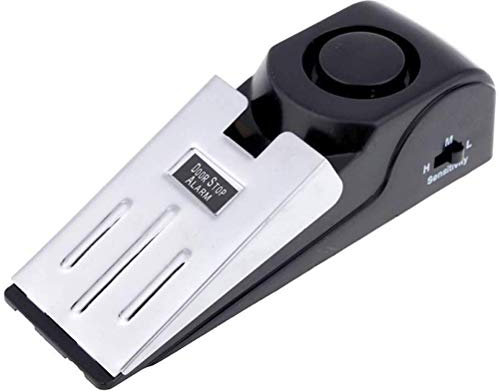 Zerodis Door Stopper Alarm Portable 120db Entrance Alert Door Stop Alarm for Travel Home Apartment Security Alert