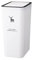 XINY Slim Bathroom Bin,Sanitary Bin,Small bin for Office,Bedroom,Kichen 10 Litre 33 x 22 x 13cm (White)