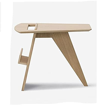 ZUMAHA Neu Beistelltisch Bücherregal Sofa Kleiner Couchtisch Zeitungsständer Boden Zeitschriftenregal Dreieckige Stütze für stabiles Gleichgewicht Sofa Tisch