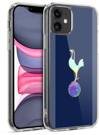 Head Case Designs Officially Licensed Tottenham Hotspur F.C. Dark Blue and Purple 2023/24 Badge Soft Gel Case Compatible With Apple iPhone 11