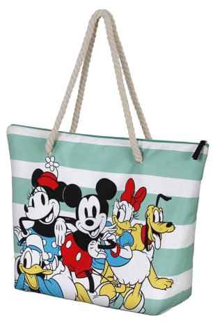 Disney Unisex 07047 Soleil Strandtasche Together, Blau Together, Einheitsgröße