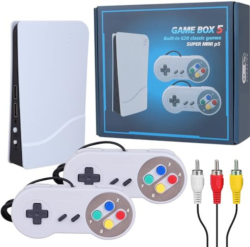 Mini console di gioco retrò classica ingresso AV, sistemi Old School Plug & Play videogiochi per San Valentino/compleanno/Ringraziamento regalo