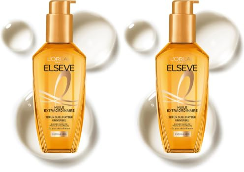 L‘Oréal Paris Elsève Soin Cheveux Huile Extraordinaire Universalöl 100 ml (Packung mit 2)