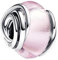 LaMenars Encircled Pink Murano Glass Mom Charm für Armbänd 925 Sterling Silber Bead Women Charms Mother's Day Birthday Anniversary Jewelry for Girls Wife