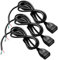 KUOQIY 3 Pezzi USB-A Femmina 4 Pin Filo Nudo, 1m 22AWG USB 2.0 Femmina Spina 4pin Filo DIY Pigtail Cavo di Alimentazione, per Apparecchiature USB Installato