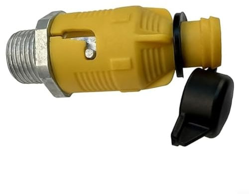 URPIZY Vanne de vidange d'huile 125-508 pour tondeuse Cadet 751-10517A, tondeuse à gazon, tracteur de cour 125-508, 951-10517A, 181654, 428287, 3/8-18 NPT