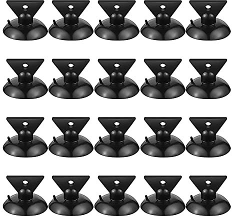 Foemey 25 Stück Serien Leuchtmittel mit Wechselrichter, Kopf aus PVC, Saugnapf, Ersatzlampe für LED, Halogen, Mini-Streckenlicht