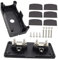 Sharplace Generischer Stromverteilungsblock, max, wasserdicht, mit Bolzen, 300 A Sammelschiene, Sammelschienen-Klemmenblock für Fahrzeuge, Schwarz M8