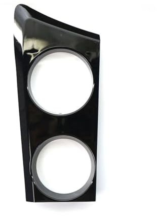 VAJDRTOA Getränkehalter for die Mittelkonsole, Kohlefaser, Getränkehalter-Verkleidung for die Mittelkonsole, kompatibel mit BMW E81 E82 E87 E88 1er-Reihe 2004-2011, Linkslenker(Black)