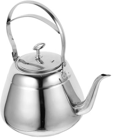 Whistling Kettle,Stainless Steel Induction Cooker Kettle Stoveto Water Kettle Electric Coffee Percolators Whistling Pot Loose Tea Teapot Camping Tea