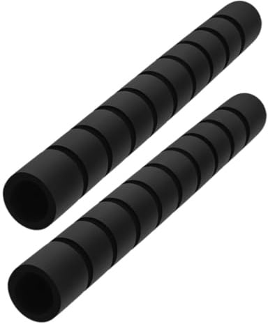 Toyvian Pull up Bar Grips 2 pack Gymnastic Bar Pad Sponge Sleeves Anti-Slip Detachable Foam Grip Covers for Strength Training Comfortable Hand Support for Single Workouts