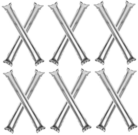 POPETPOP 12piezas Animadora Inflable De Palos De Ruido De Plástico Generadores De Ruido Para Eventos Deportivos Conciertos y Fiestas Para Animar La Multitud